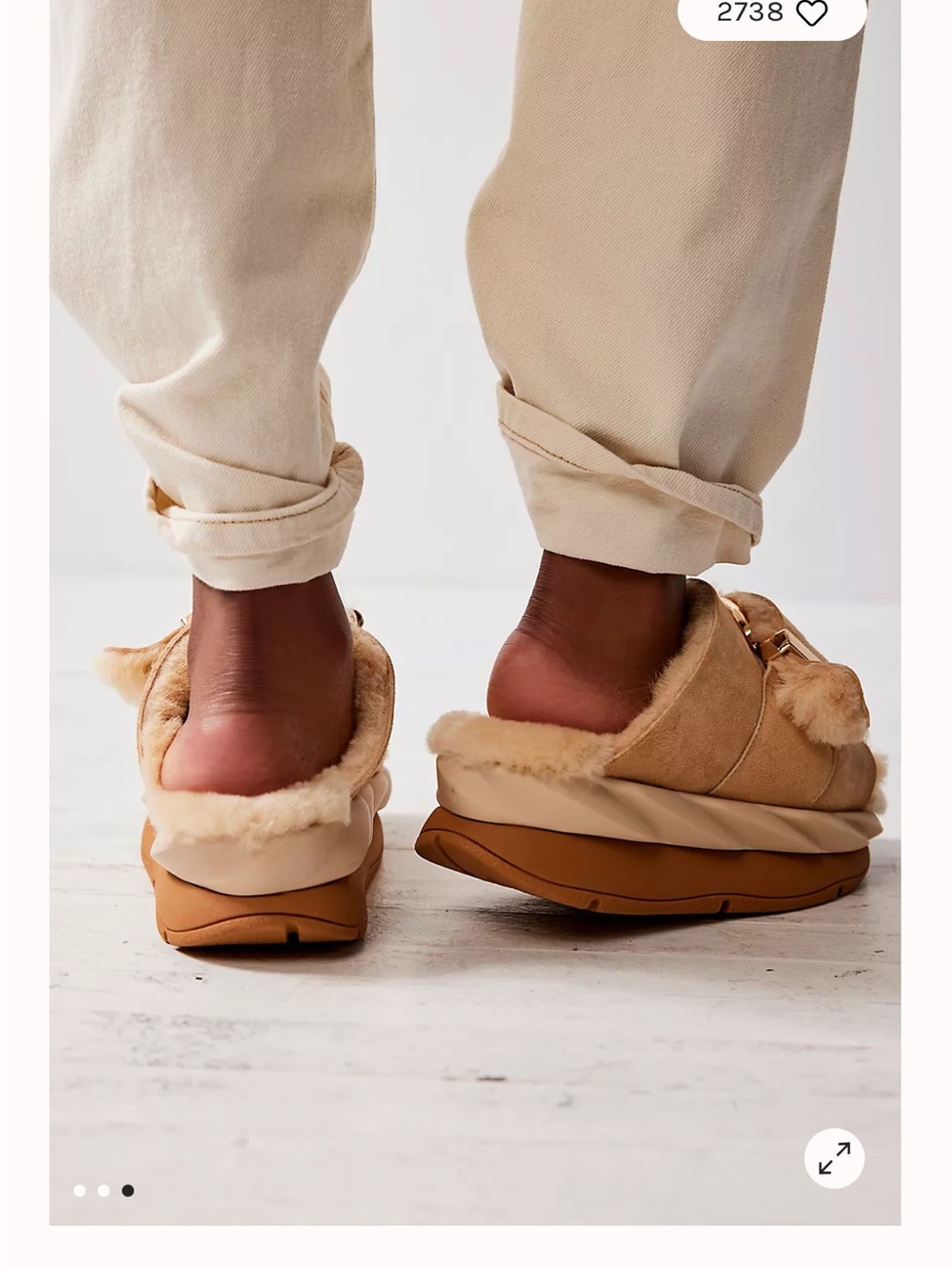 Free People Mellow 4 CCCES Shearling Slides - Picture 3 of 10